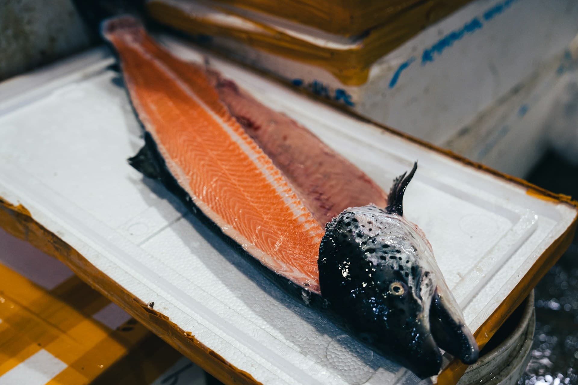 鮭魚的切法延伸出多樣化的鮭魚部位商品,需依照需求來選購