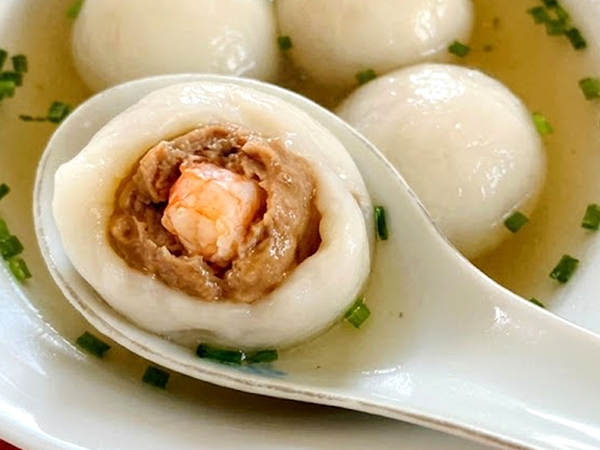 蝦子鮮肉湯圓