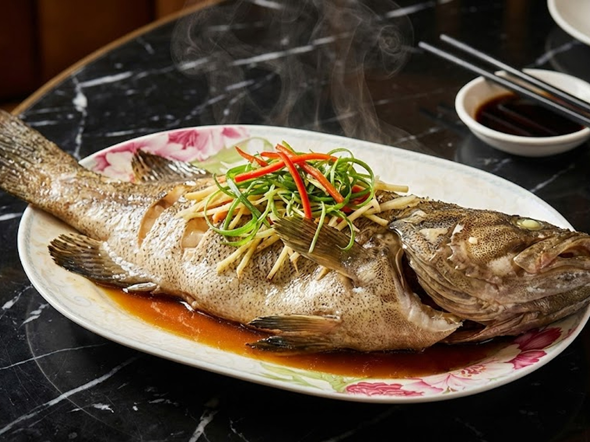 清蒸海上鮮石斑