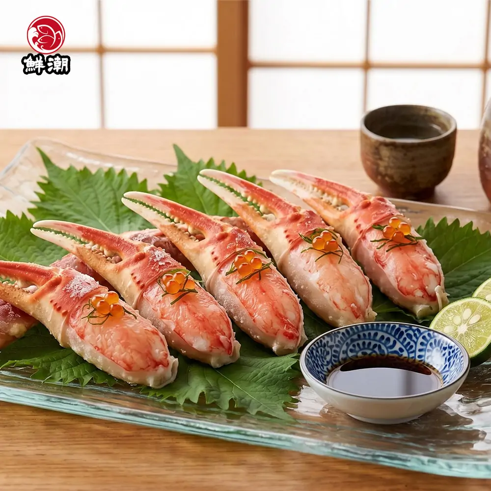 熟凍松葉蟹鉗，適用料理：海鮮火鍋、蔥薑熱炒、蟹鉗蒸蛋、日式茶碗蒸、奢華海鮮丼